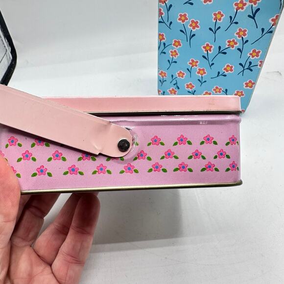 X2 Spring Easter Tin Boxes - vintage 80s 90s - Picture 4 of 5